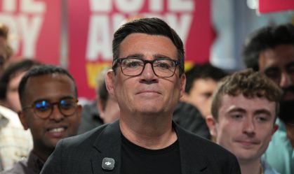 O prefeito de Manchester, Andy Burnham