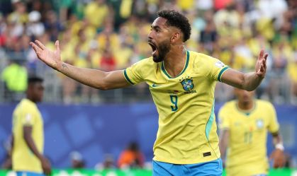 Matheus Cunha entrou no segundo tempo contra Marrocos