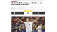 "Haaland x Vini": imprensa mundial repercute duelo entre Noruega e Brasil