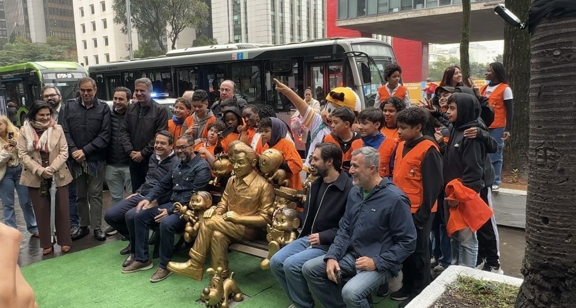 Mauricio de Sousa ganha estátua na Avenida Paulista: “Lisonjeado”