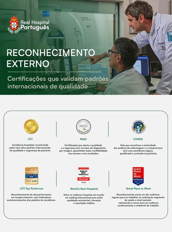 Nemocnice Recife překonává celostátní průměr v ukazatelích péče