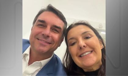 Flávio Bolsonaro (PL-RJ) e Daniella Marques