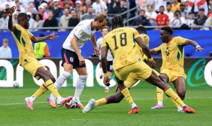 Imagem de destaque do post: Inglaterra joga mal e fica apenas no empate contra Gana pela Copa do Mundo