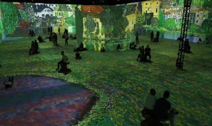 Exposição imersiva "Klimt e Gaudí"