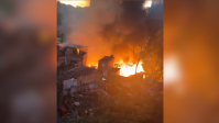 Veja vídeos de incêndio de grandes proporções em Paraisópolis (SP)