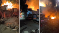 Veja vídeos de incêndio de grandes proporções em Paraisópolis (SP)