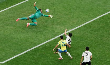 Gabriel Martinelli fez o gol da classificação do Brasil contra o Japão
