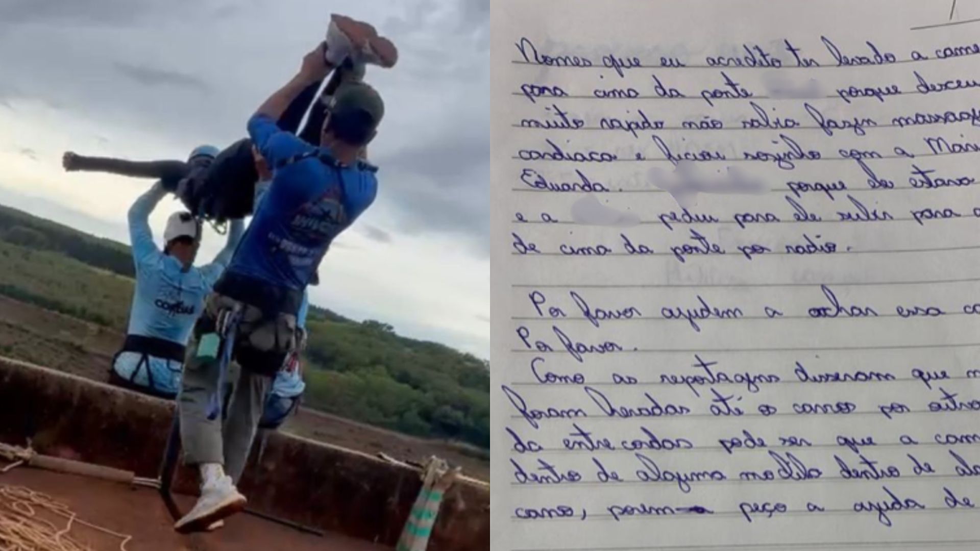 Morte em rope jump suspeito delata colegas que teriam sumido com câmera