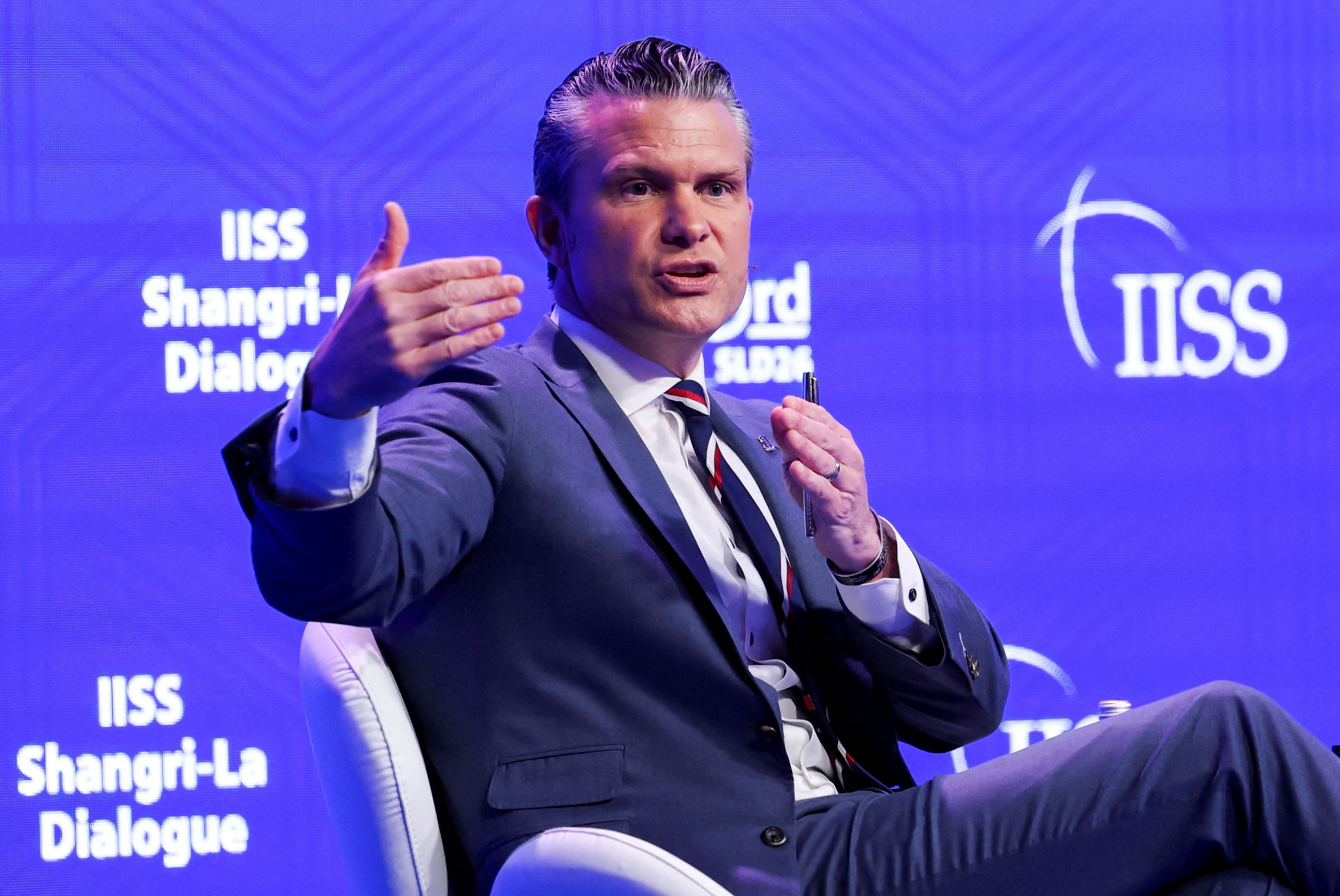 O secretário de Defesa dos EUA, Pete Hegseth