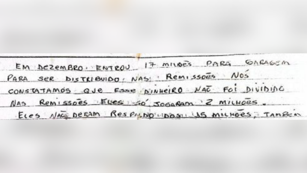 "Salve do PCC" que aponta ligação de vereador Senival Moura (PT) e facção