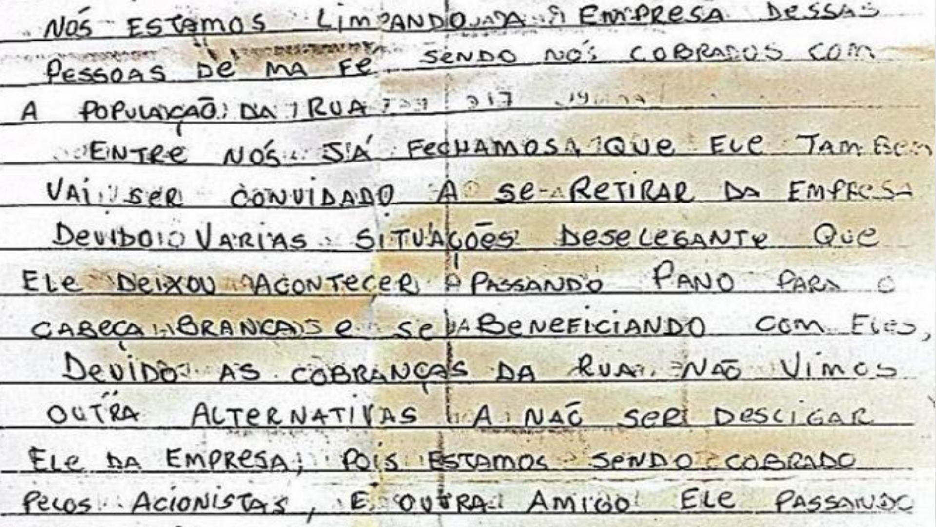 "Salve do PCC" que aponta ligação de vereador Senival Moura (PT) e facção • Reprodução
