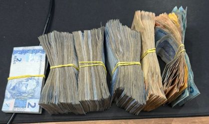 Operação da PCPR (Polícia Civil do Paraná) resulta na apreensão de R$ 8,1 mil em espécie sem comprovação de origem