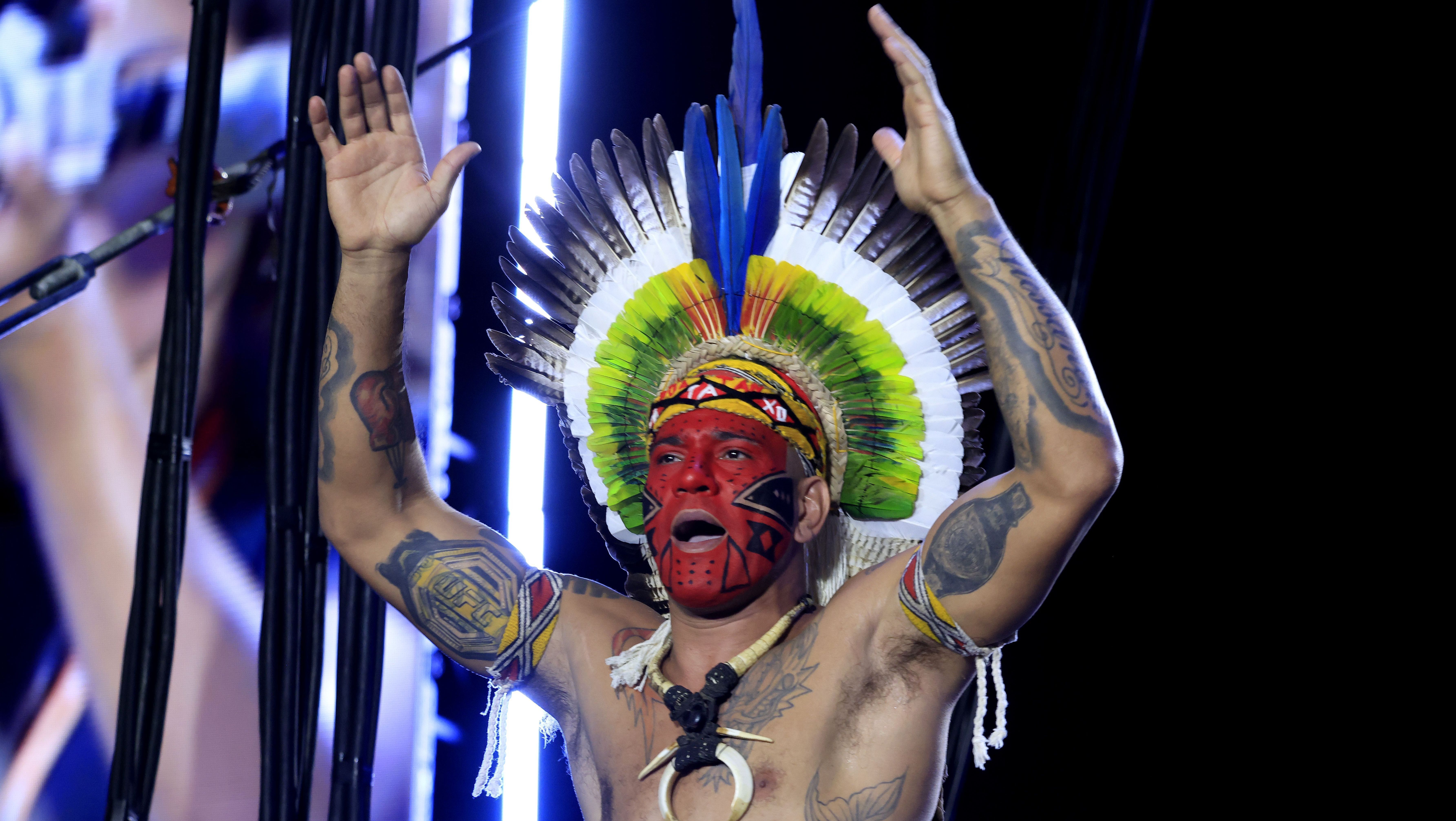 Poatan durante pesagem no UFC