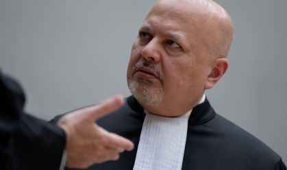 O procurador-chefe do TPI Karim Khan
