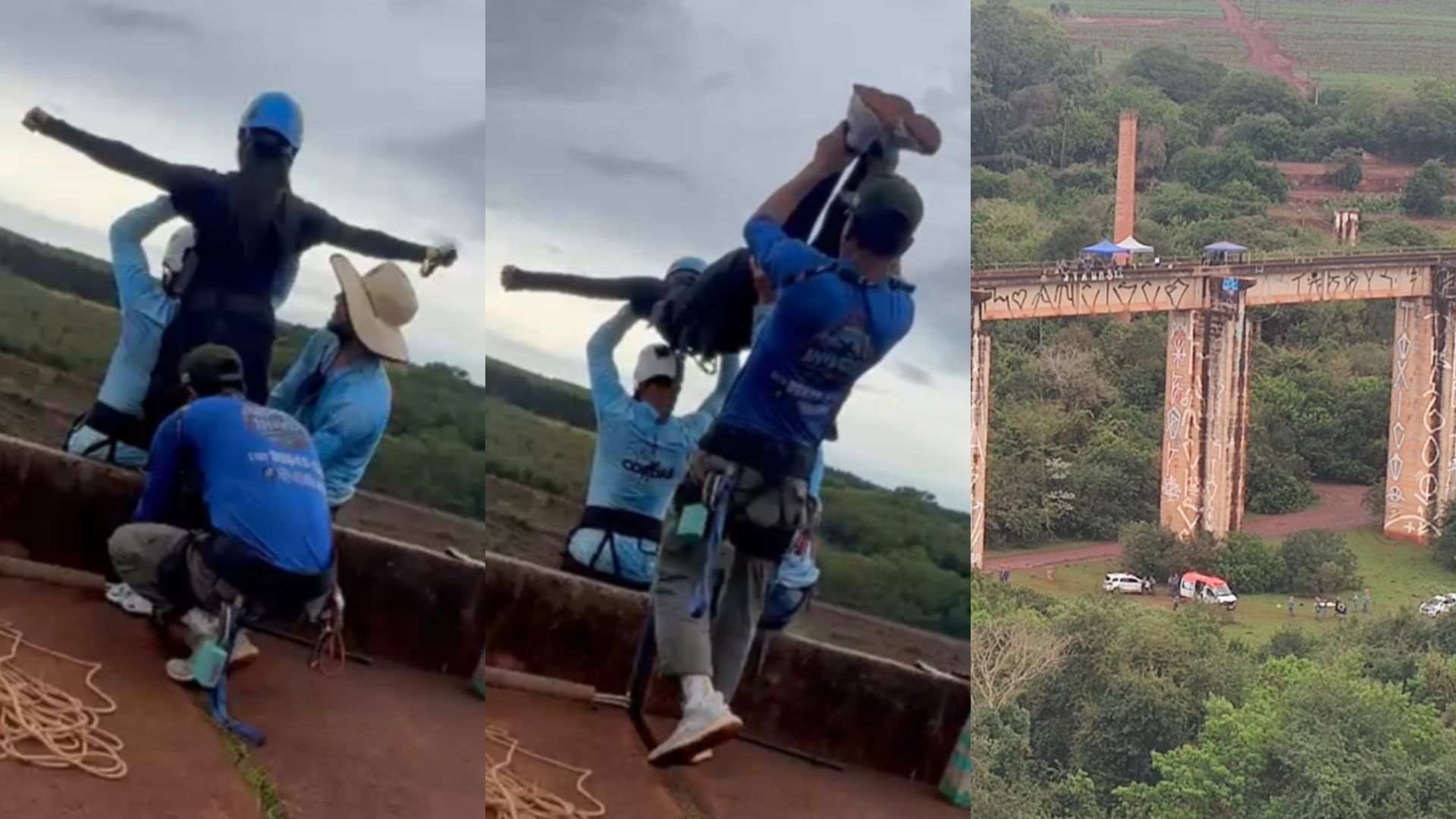 Quais são as regras de segurança para pular de rope jump e bugee jump Veja