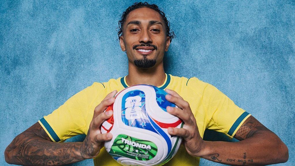 Raphinha, atacante da Seleção Brasileira
