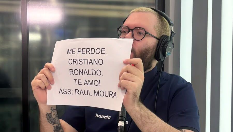Raul Moura pede perdão para Cristiano Ronaldo após críticas antes de gols contra o Uzbequistão • Reprodução/CNN Brasil