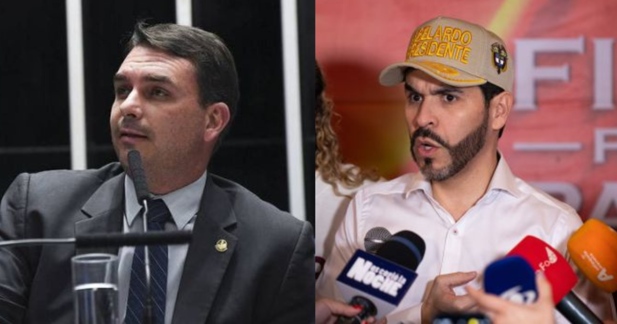 Flávio parabeniza De la Espriella após resultado preliminar na Colômbia