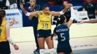 Vôlei feminino: Brasil vence Bélgica e segue invicto na VNL