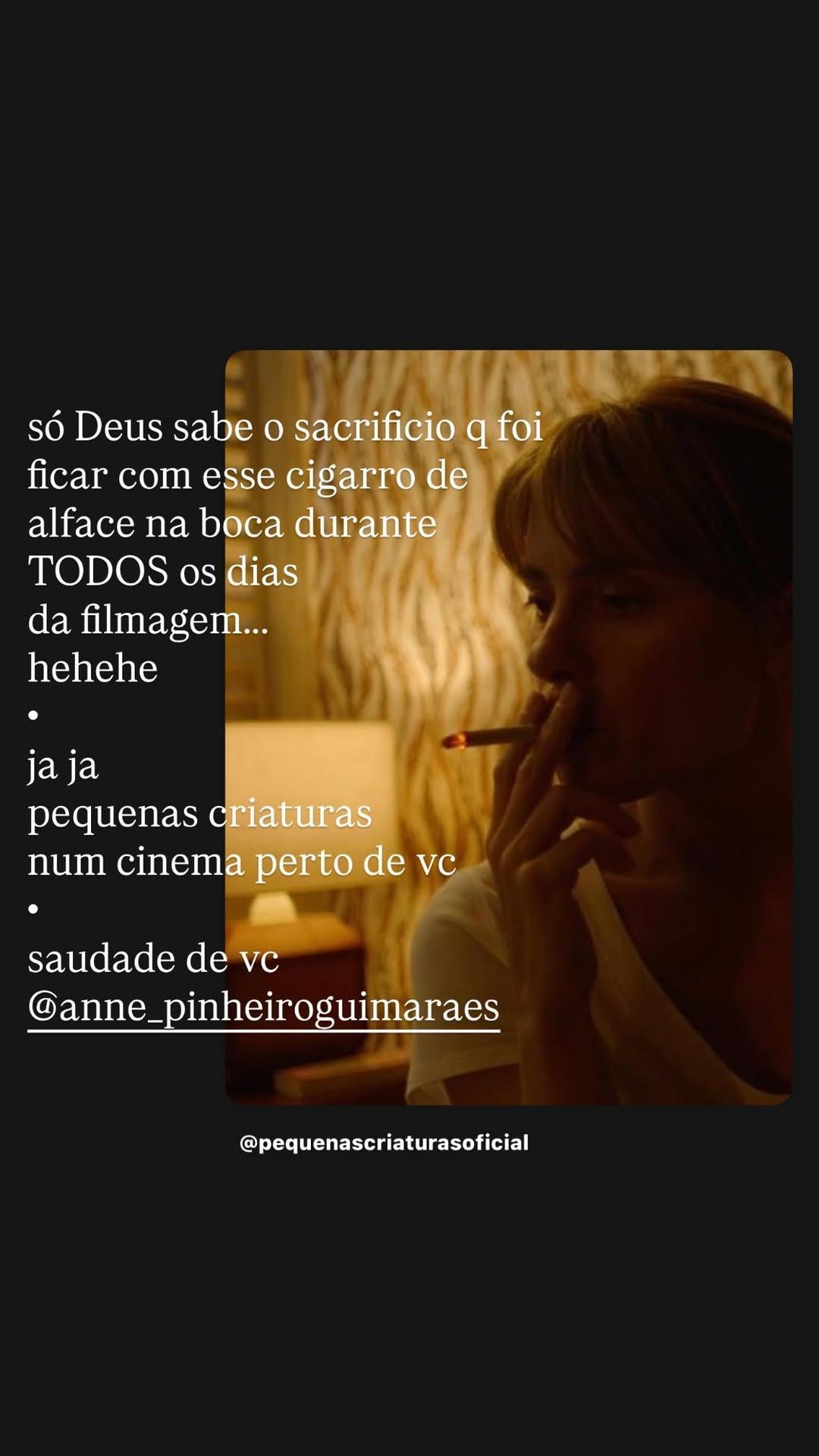 Carolina Dieckmann revela "sacrifício" nos bastidores de "Pequenas Criaturas" (2025) • Instagram/Carolina Dieckmmann