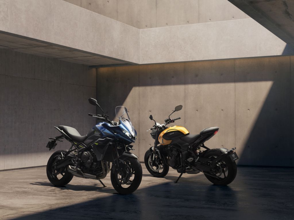 Triumph atualiza família 660 com mais potência e tecnologia | CNN