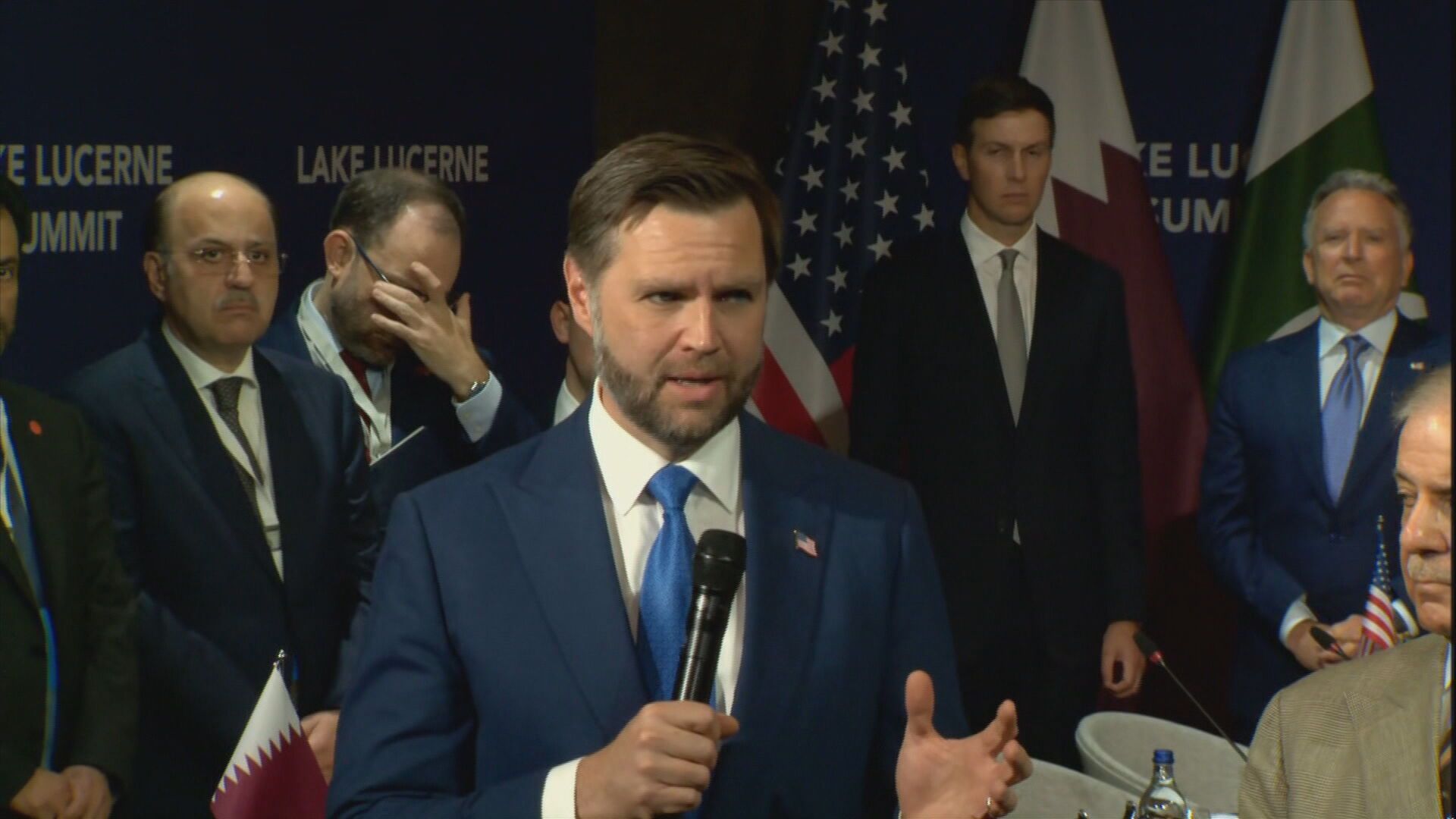 Vice-presidente dos EUA, JD Vance, na Suíça