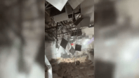 Vídeo: Veja momento em que teto de aeroporto desaba na Venezuela