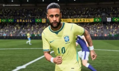 Neymar pela Seleção Brasileira no EA Sports FC 26