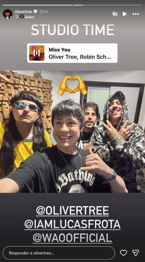 Post no Instagram de Oliver Tree neste sábado (13) • Reprodução/@olivertree