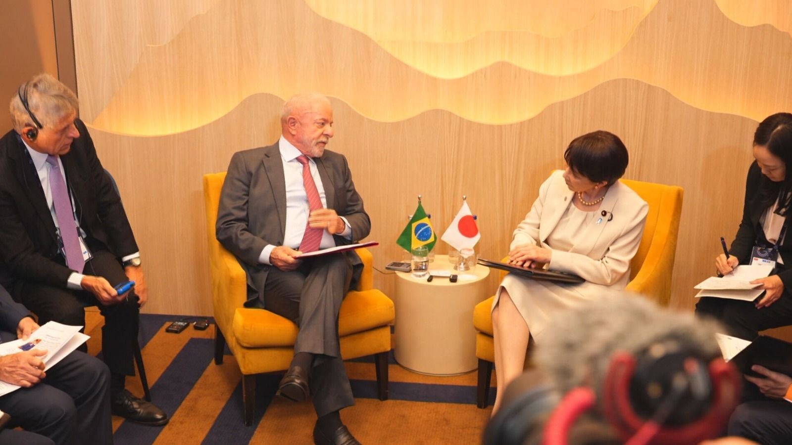 Lula e Sanae Takaichi