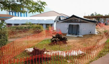 Centro de Tratamento da Doença pelo Vírus Ebola no Hospital Geral de Referência de Bunia