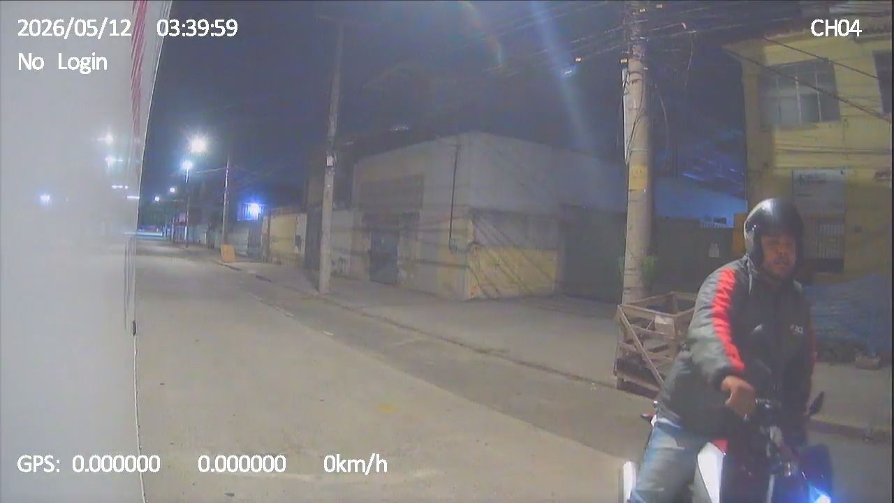 Imagens da câmeras de segurança registraram o assalto • Reprodução/Polícia Civil do Rio de Janeiro