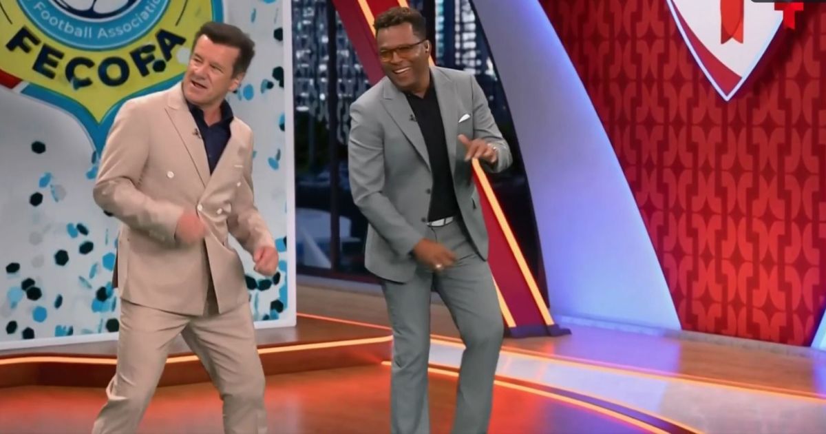 Dunga dança música de Shakira feita para a Copa na TV mexicana e viraliza