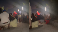 Vídeo: Turistas ficam presos em mirante durante tiroteio no Dona Marta