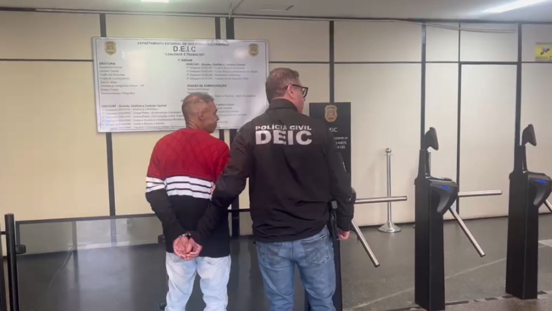 "Caveira" foi preso em operação da Polícia Civil de São Paulo na manhã desta terça-feira (23)
