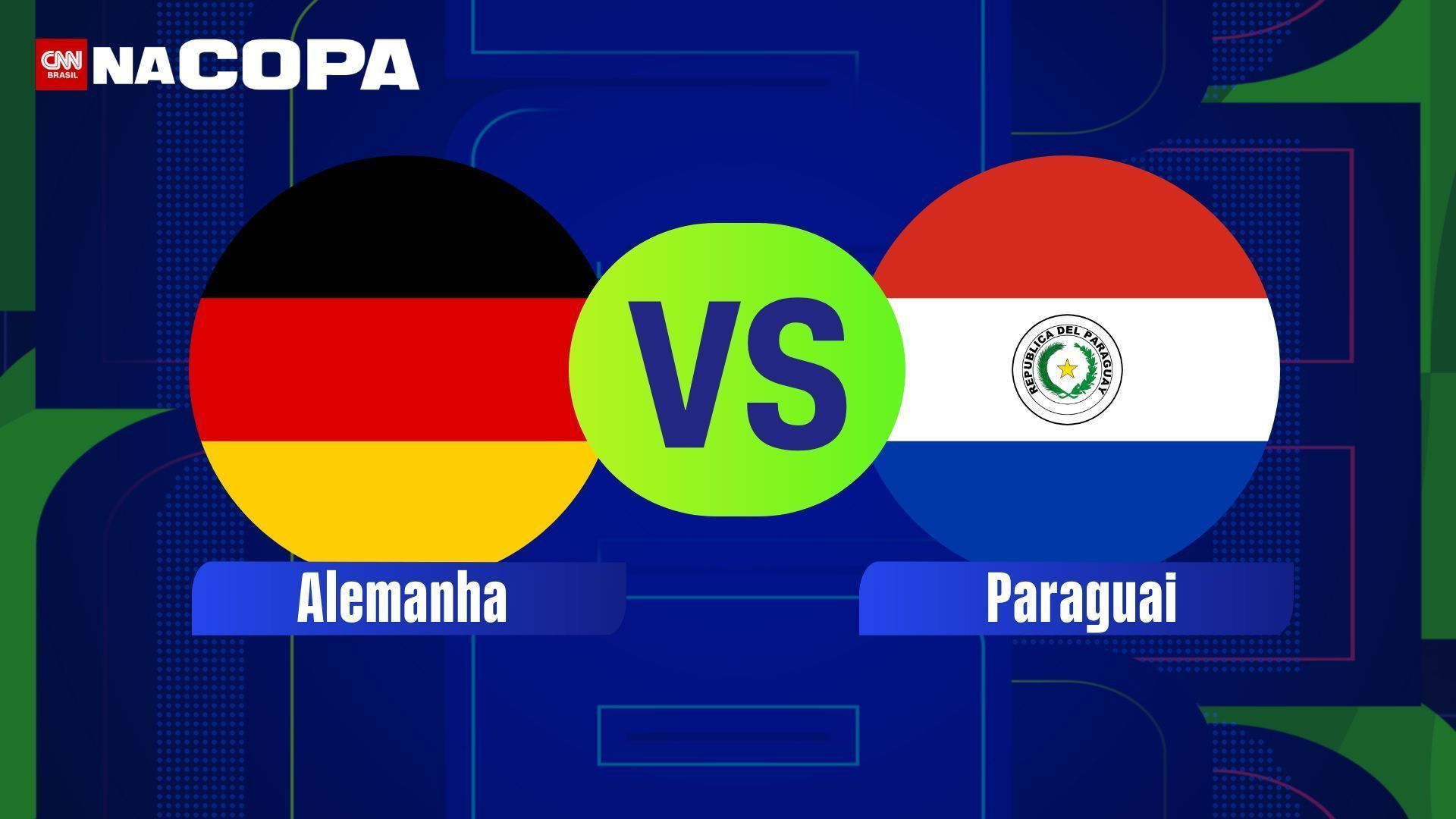 Alemanha e Paraguai se enfrentam pela segunda fase (16 avos de final) na Copa do Mundo; saiba horário e onde assistir