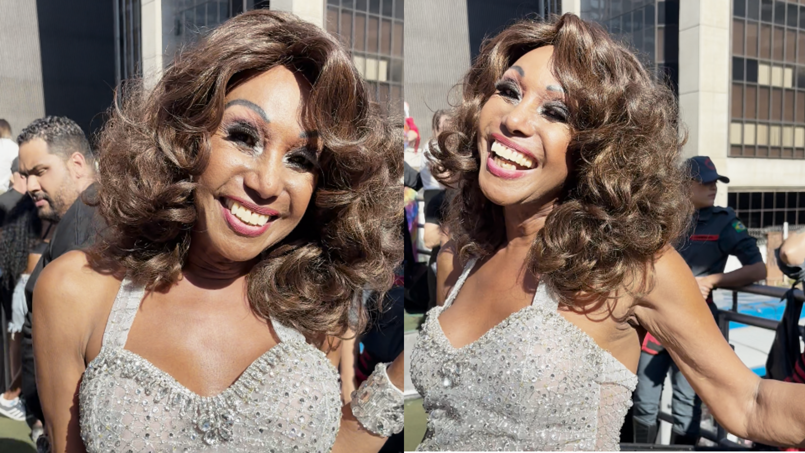 Drag queen Aloma Divina na Parada do Orgulho LGBT+ de São Paulo de 2026