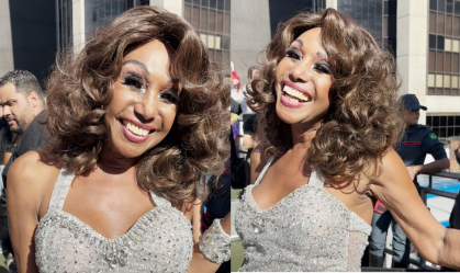Drag queen Aloma Divina na Parada do Orgulho LGBT+ de São Paulo de 2026