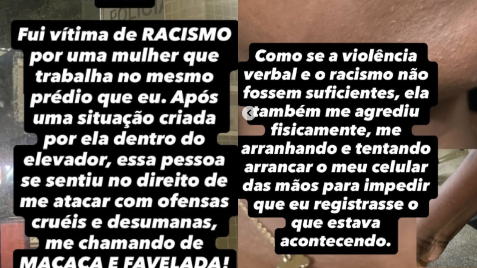 O caso foi registrado na 4ª DP (Presidente Vargas), na madrugada de sábado (30), e encaminhado à 1ª DP (Praça Mauá), que dará prosseguimento às investigações • Reprodução / @eunarao