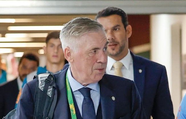 Carlo Ancelotti, técnico da Seleção Brasileira