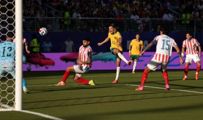 Lance de Paraguai x Austrália pela Copa do Mundo