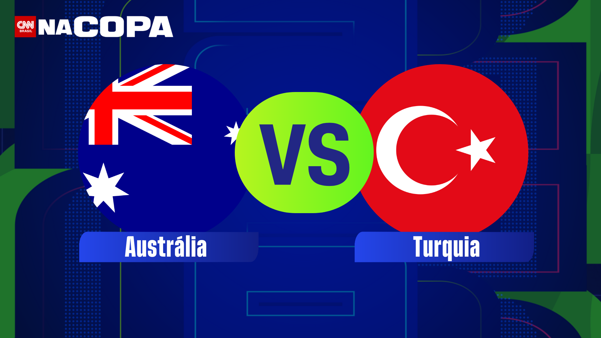 Austrália e Turquia se enfrentam pela primeira rodada da fase de grupos da Copa do Mundo; saiba horário e onde assistir