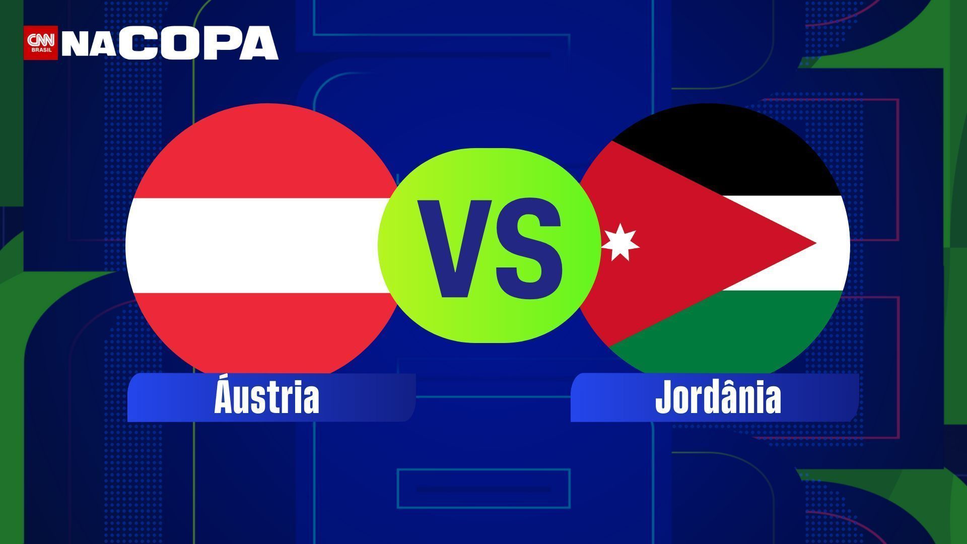 Áustria e Jordânia se enfrentam pela primeira rodada da fase de grupos da Copa do Mundo; saiba horário e onde assistir