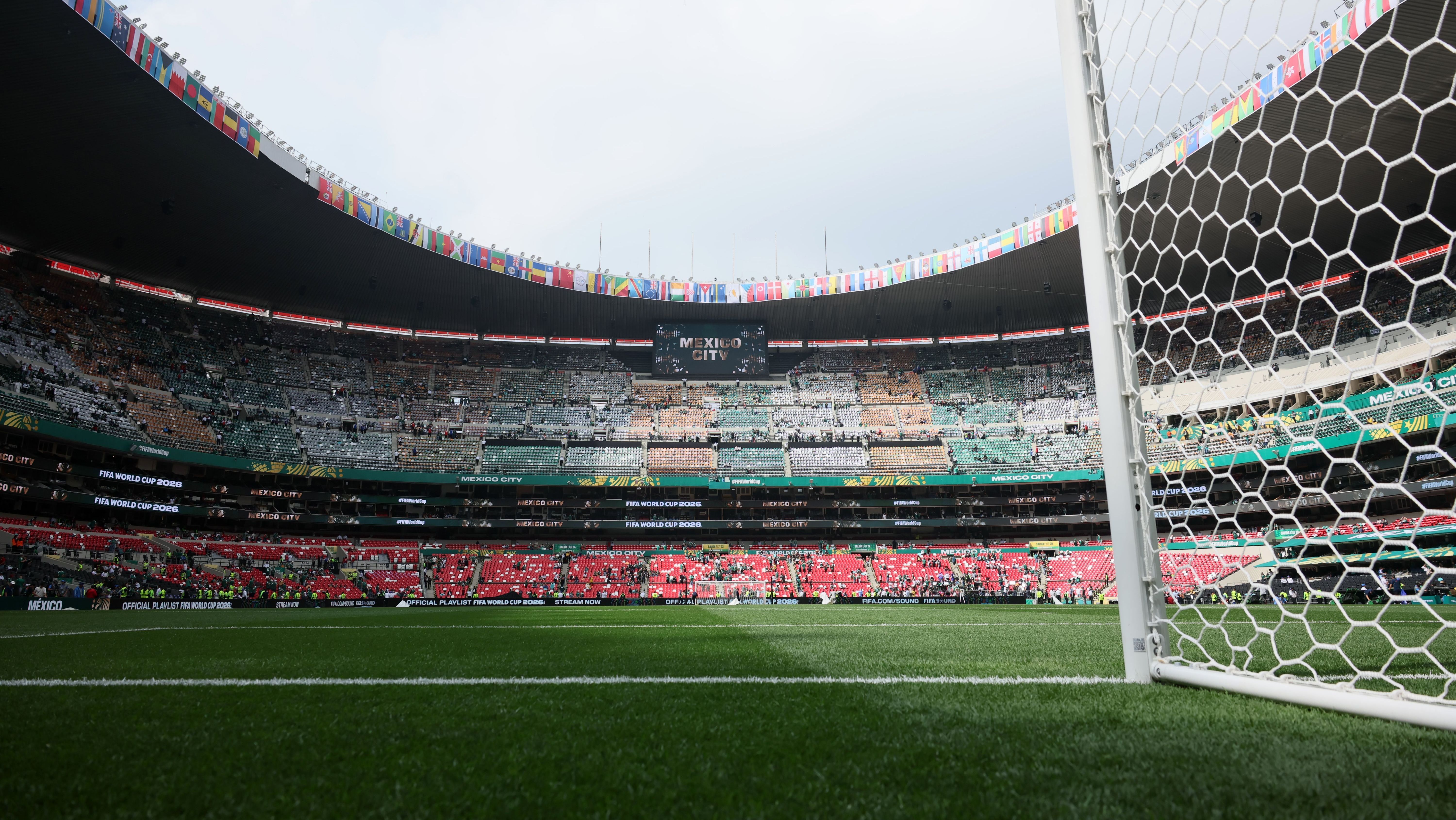 Estádio Azteca, antes do duelo entre México e África do Sul pela abertura da Copa de 2026