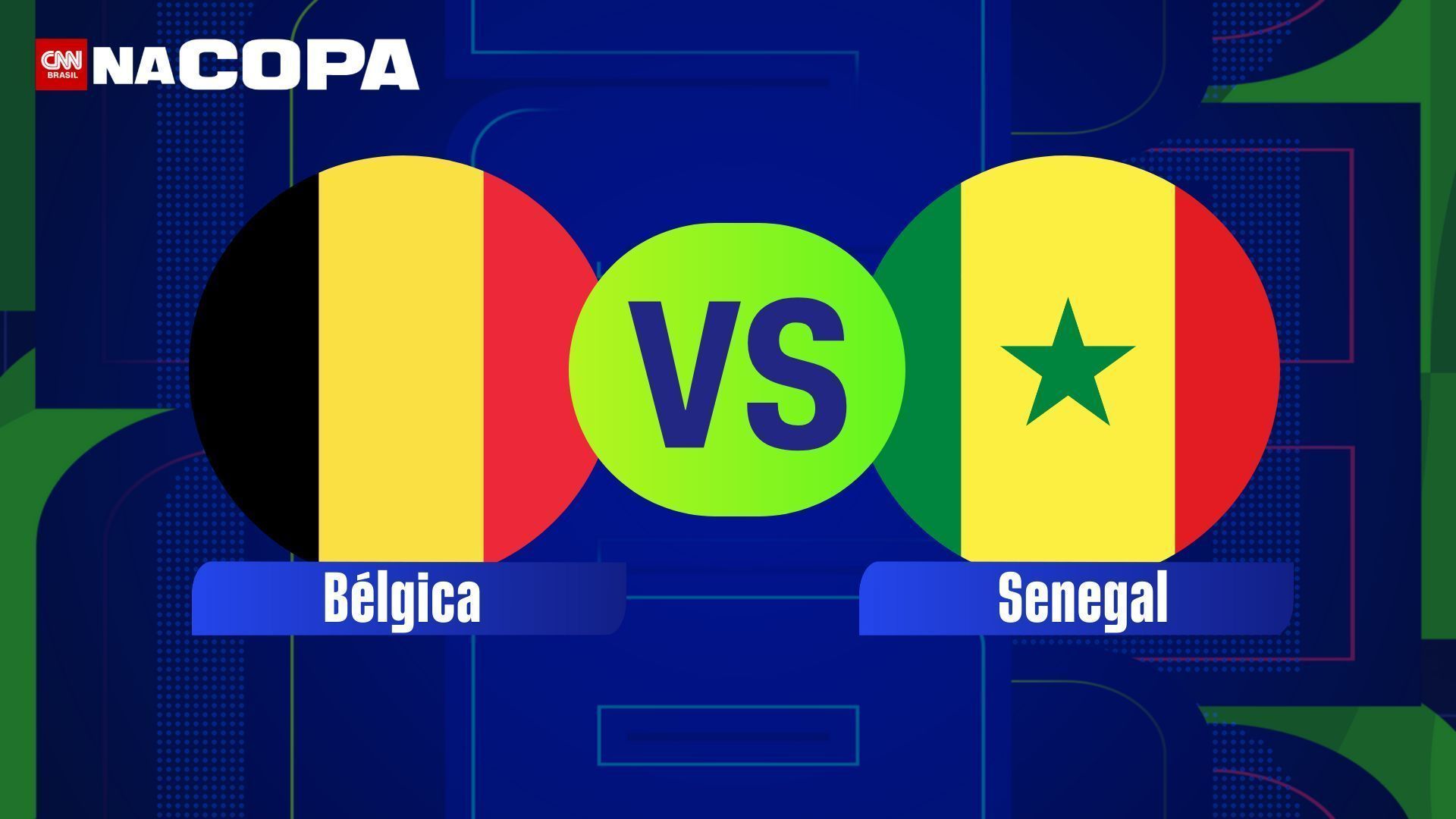 Bélgica e Senegal se enfrentam pela segunda fase (16 avos de final) na Copa do Mundo; saiba horário e onde assistir