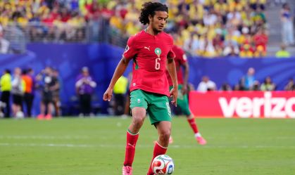 Imagem de destaque do post: Conheça Bouaddi, meio-campista do Marrocos que foi destaque contra o Brasil