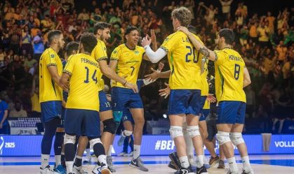 Imagem de destaque do post: Eslovênia x Brasil: horário e onde assistir à VNL Masculina