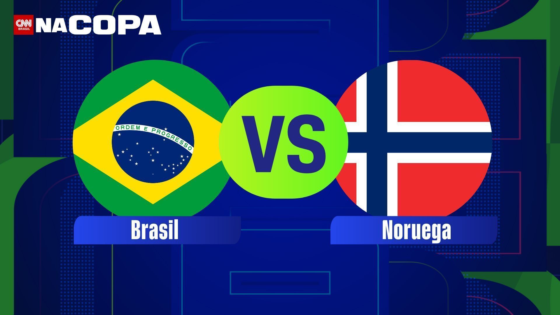 Brasil e Noruega se enfrentam pelas oitavas na Copa do Mundo; saiba horário e onde assistir