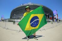 FOTOS: Veja imagens da estreia do Brasil na Copa do Mundo