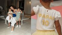 Em clima de Copa, filhas de Neymar conhecem a Disney uniformizadas